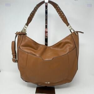 Nine West Sypress Tobacco‎ Brown Vegan Leather Medium Hobo Bag